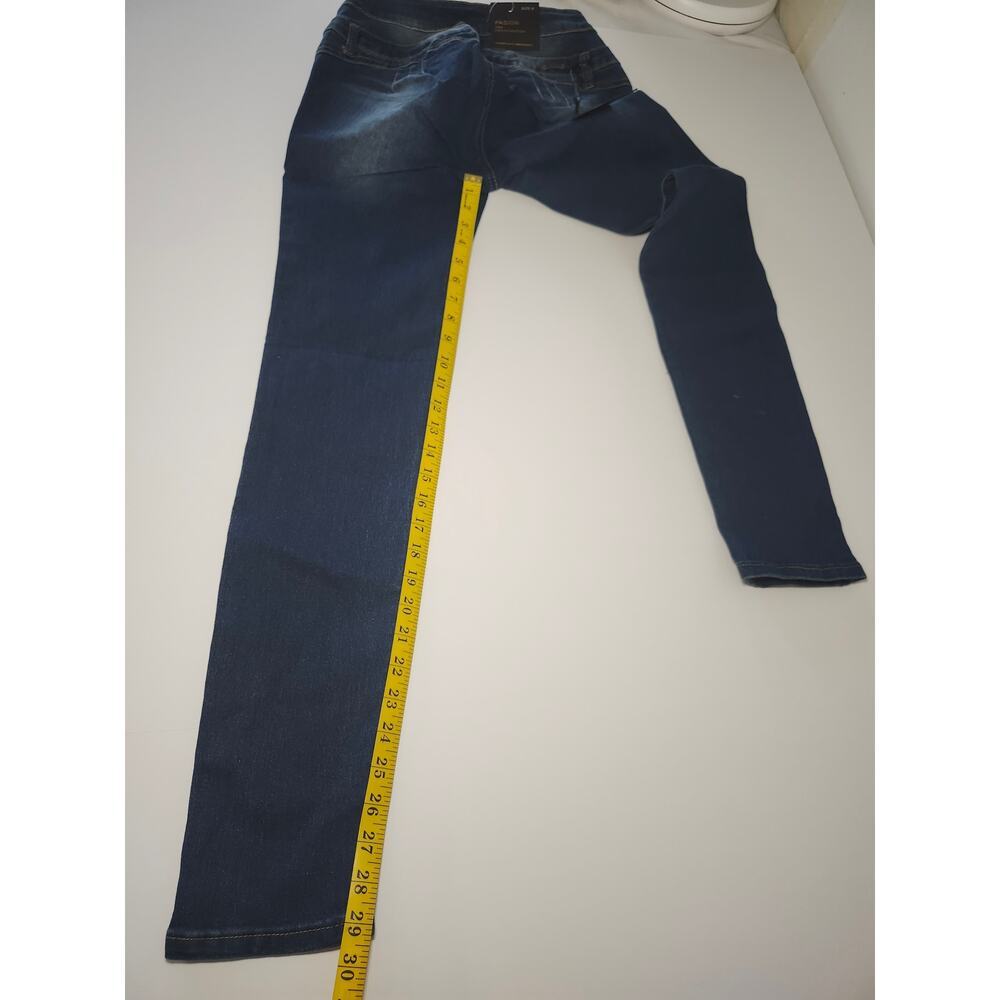 Pasion NWT Women’s High Waist Skinny Jeans Medium Wash Sz 9 Streetwear - Picture 7 of 8